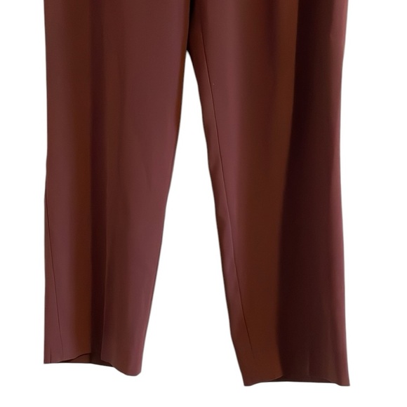 Babaton Aritzia Cropped Conan Pants Women’s Size 10 High Rise Pull On‎ Brown - Picture 4 of 9